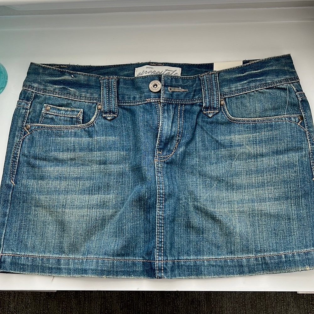 Aeropostale Denim Mini Skirt
